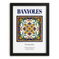 Banyoles, Spain – Travel Print, in sleek black frame