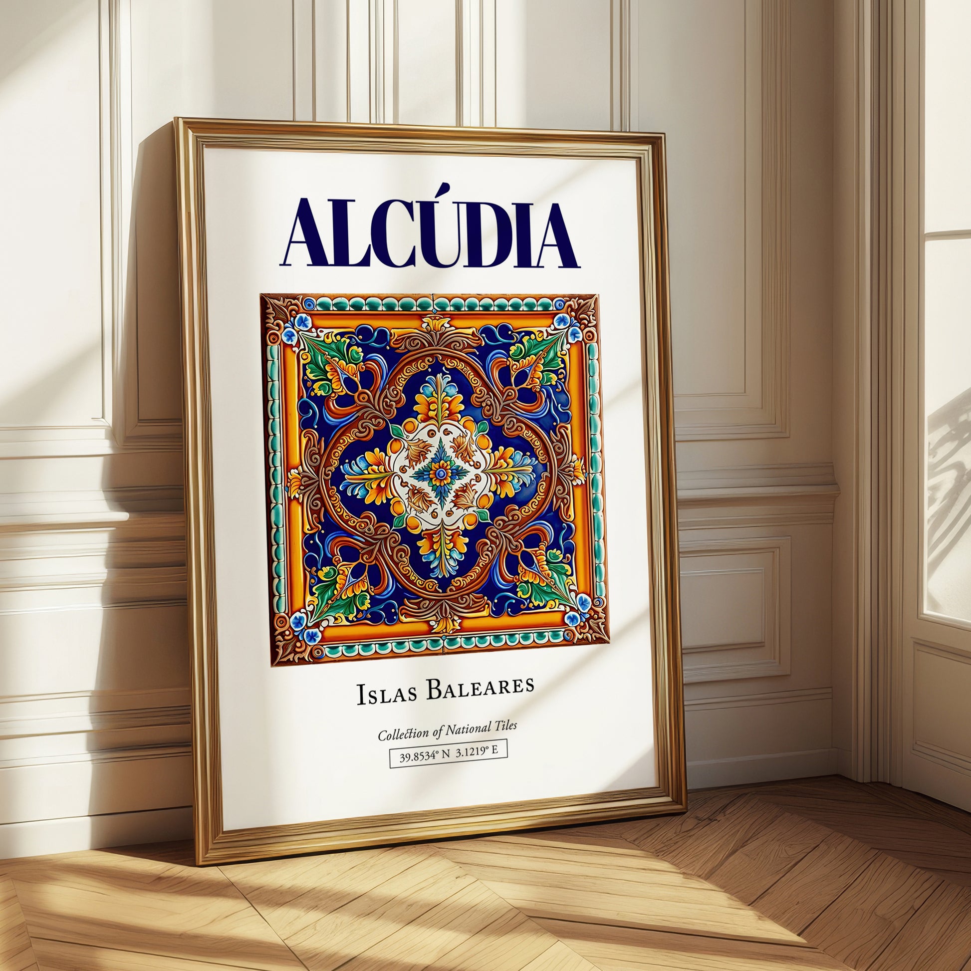 Alcúdia, Spain – Travel Print, styled in a charming Paris street view