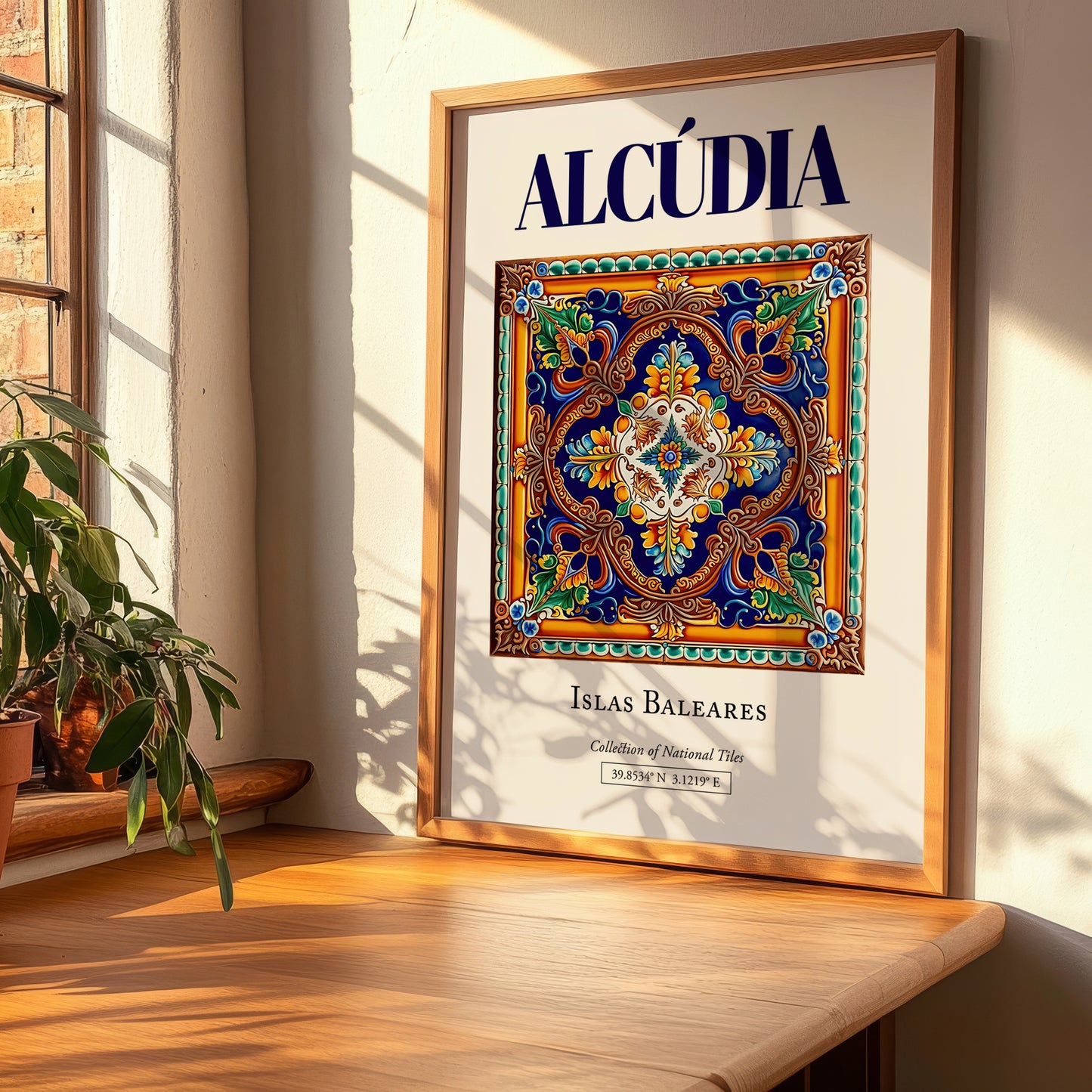 Alcúdia, Spain – Travel Print, clean layout with no caption
