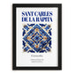 Sant Carles de la Ràpita, Spain – Wanderlust Wall Decor, in sleek black frame