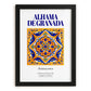 Alhama de Granada, Spain – Retro Travel Poster, in sleek black frame