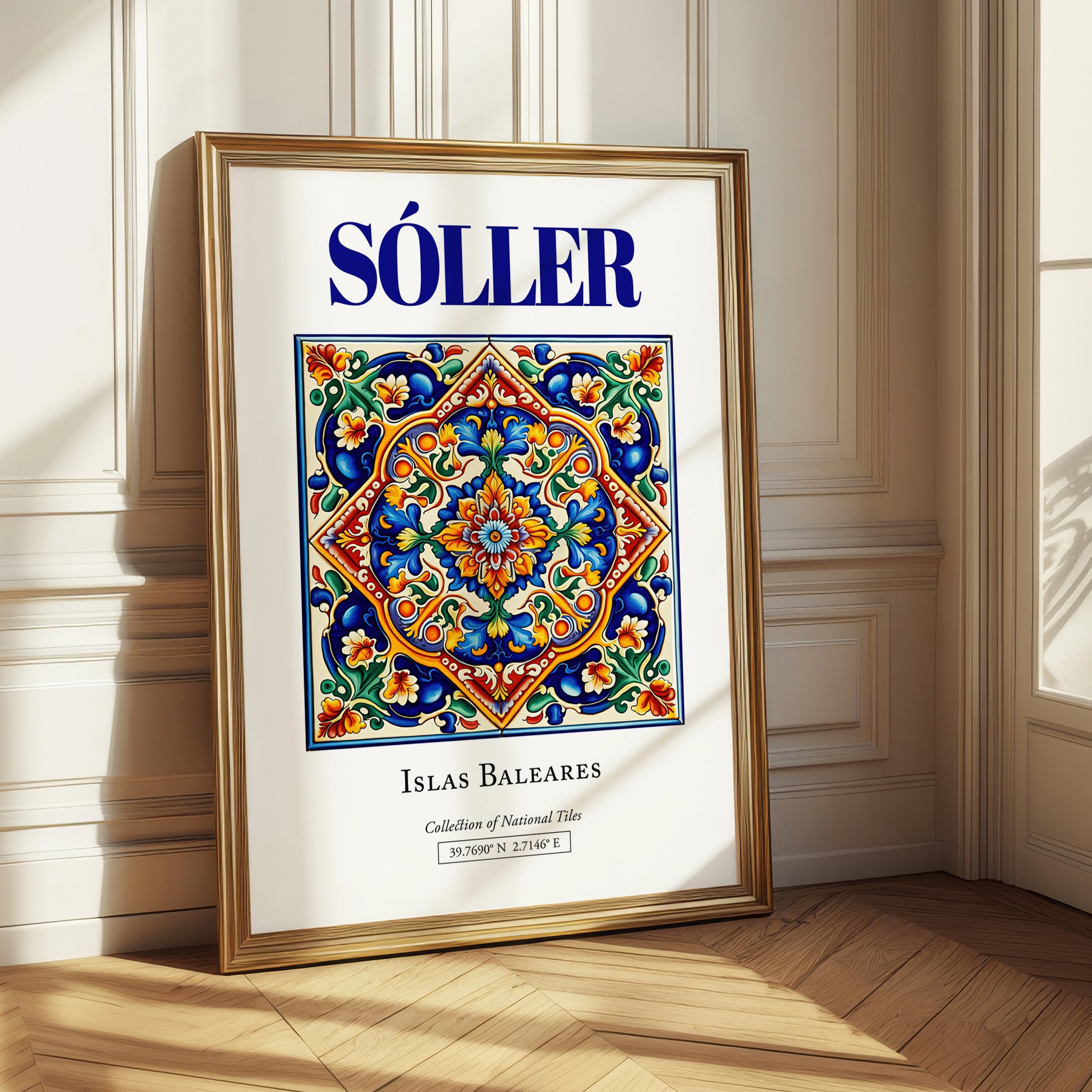 Sóller, Spain – Travel Print, styled in a charming Paris street view