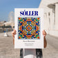 Sóller, Spain – Travel Print, no-text version framed in wood