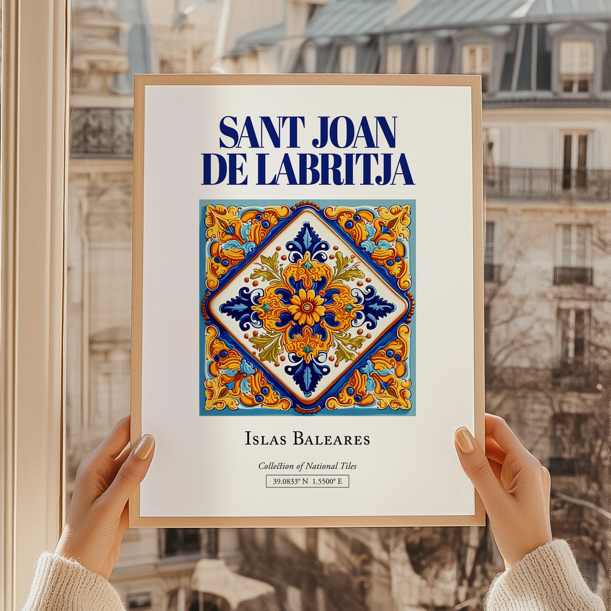 Sant Joan de Labritja, Spain – Historic Cities Art Print