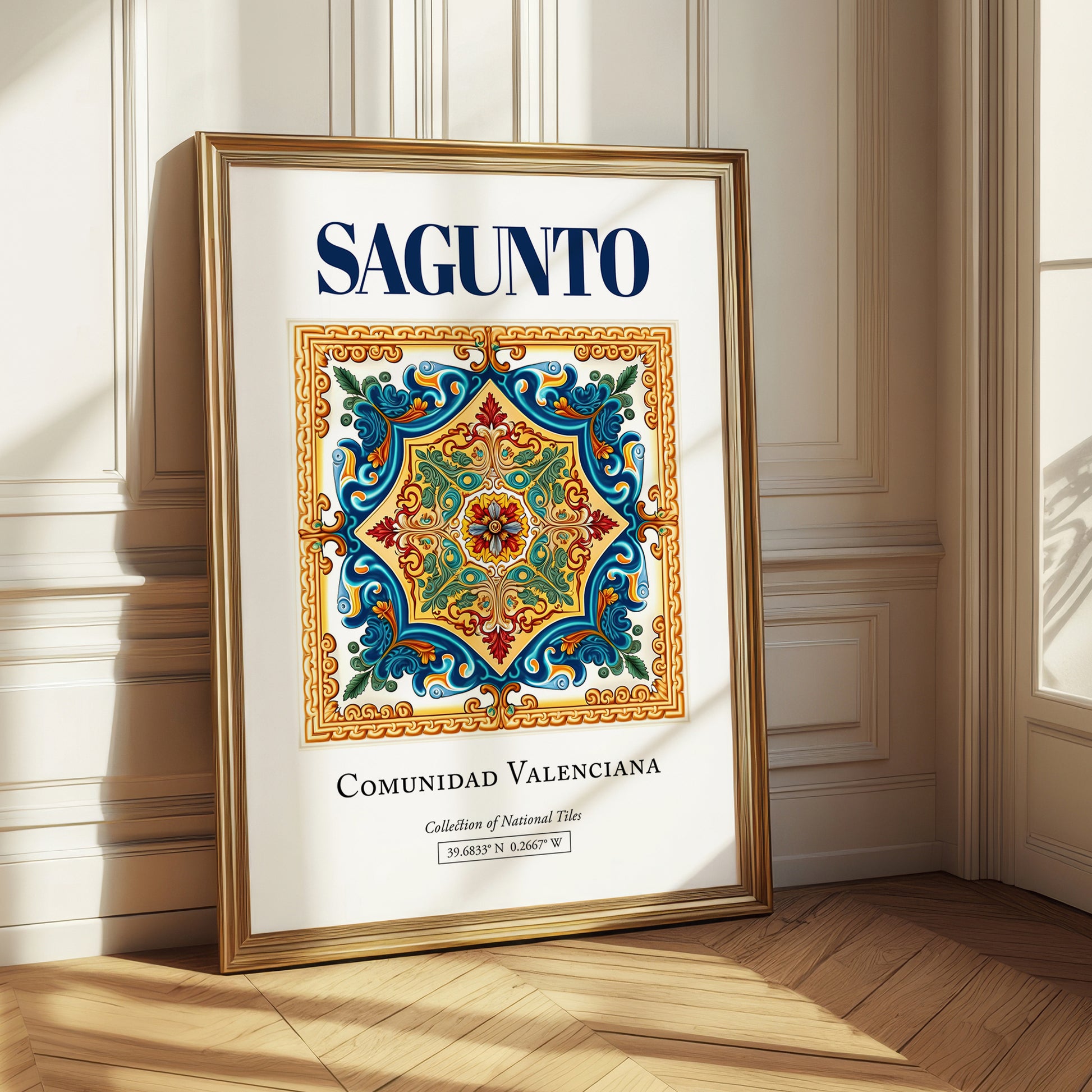 Sagunto, Spain – Travel Print, styled in a charming Paris street view