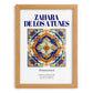 Zahara de los Atunes, Spain – Cultural Heritage Wall Art, set in oak frame