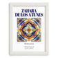 Zahara de los Atunes, Spain – Cultural Heritage Wall Art, placed in minimal white frame
