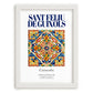 Sant Feliu de Guixols, Spain – Historic Cities Art Print, placed in minimal white frame