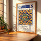 Cambrils, Spain – Vintage Travel Poster, clean layout with no caption