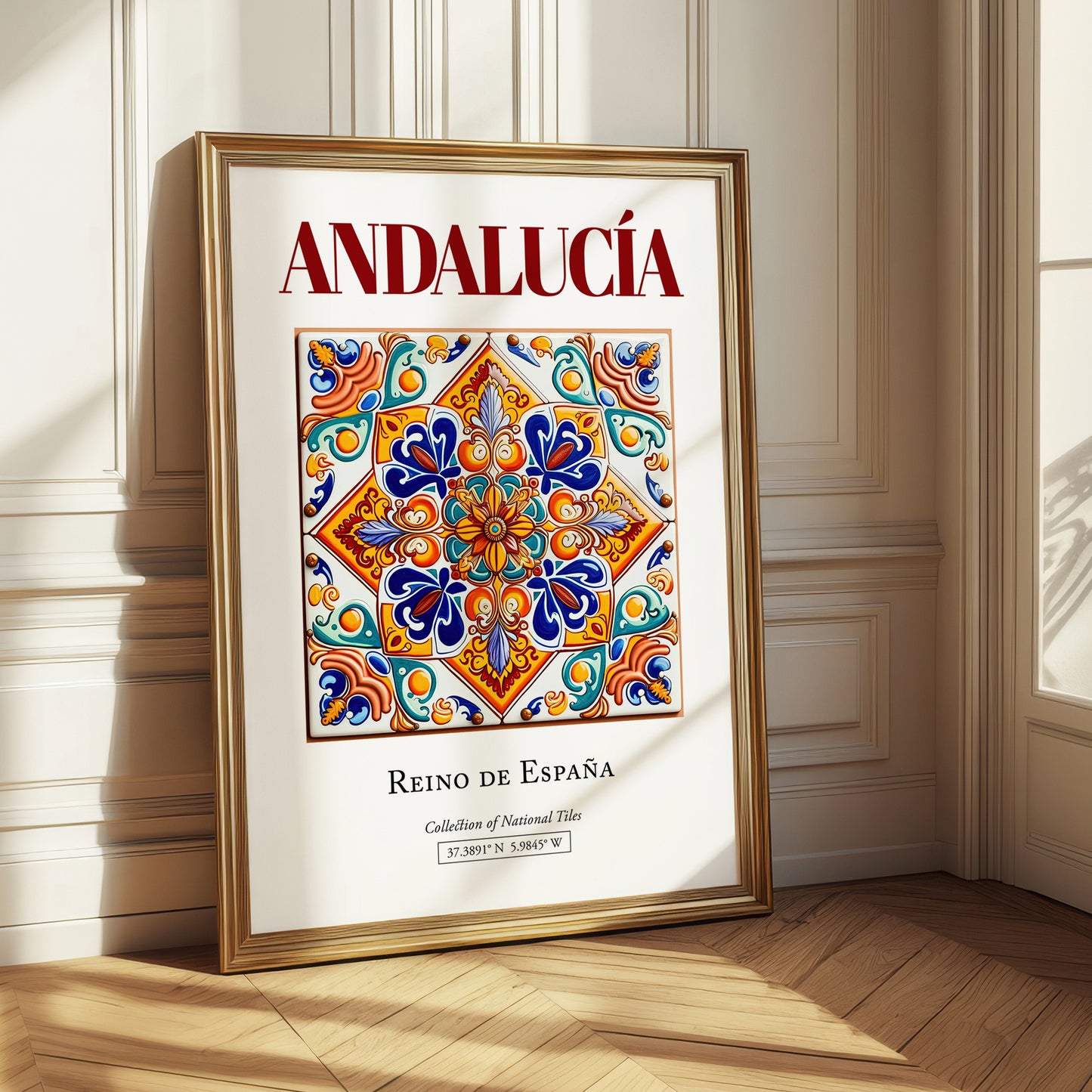 Andalucía, Spain – Travel Wall Art, styled in a charming Paris street view