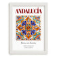 Andalucía, Spain – Travel Wall Art, placed in minimal white frame