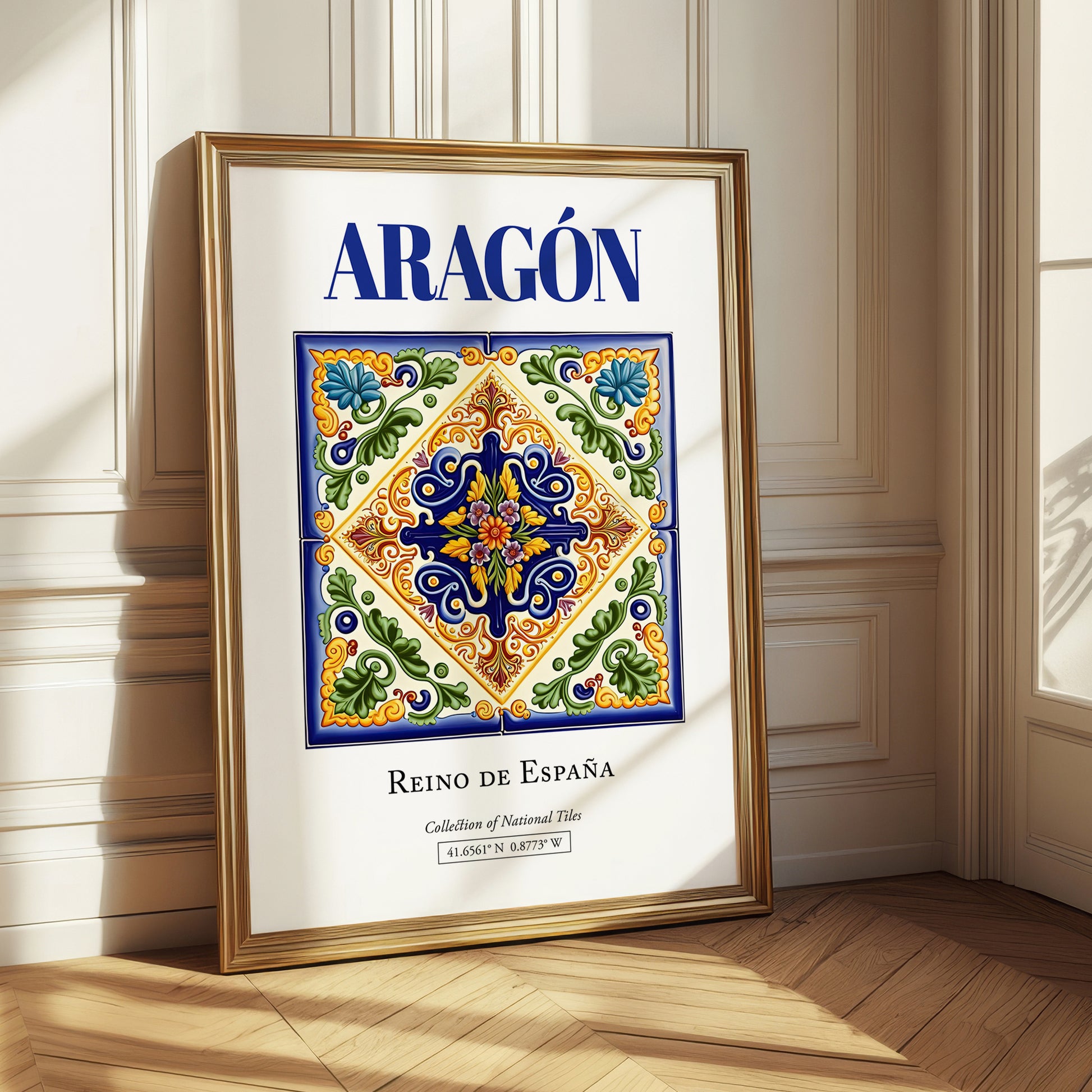 Aragón, Spain – Travel Print, styled in a charming Paris street view