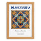 Islas Canarias, Spain – Travel Poster, set in oak frame