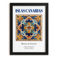 Islas Canarias, Spain – Travel Poster, in sleek black frame