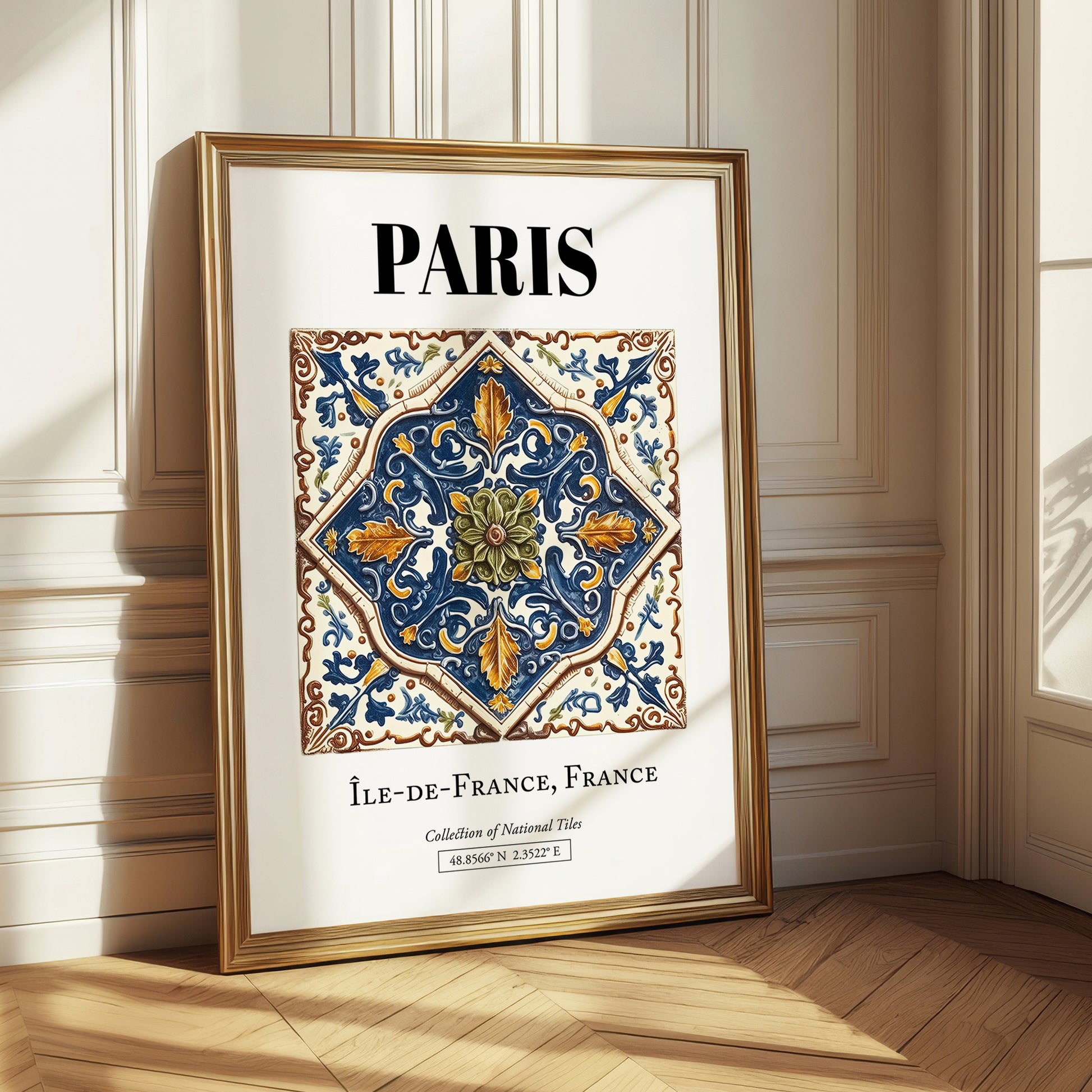 Paris, France – Travel Poster, styled in a charming Paris street view