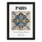 Paris, France – Travel Poster, in sleek black frame