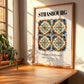 Strasbourg, France – Global Cities Wall Print, clean layout with no caption