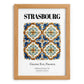 Strasbourg, France – Global Cities Wall Print, set in oak frame