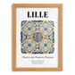 Lille, France – Travel Print, set in oak frame