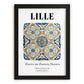 Lille, France – Travel Print, in sleek black frame