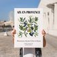 Aix-en-provence, France – Travel Wall Decor, no-text version framed in wood