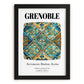 Grenoble, France – Travel Print, in sleek black frame