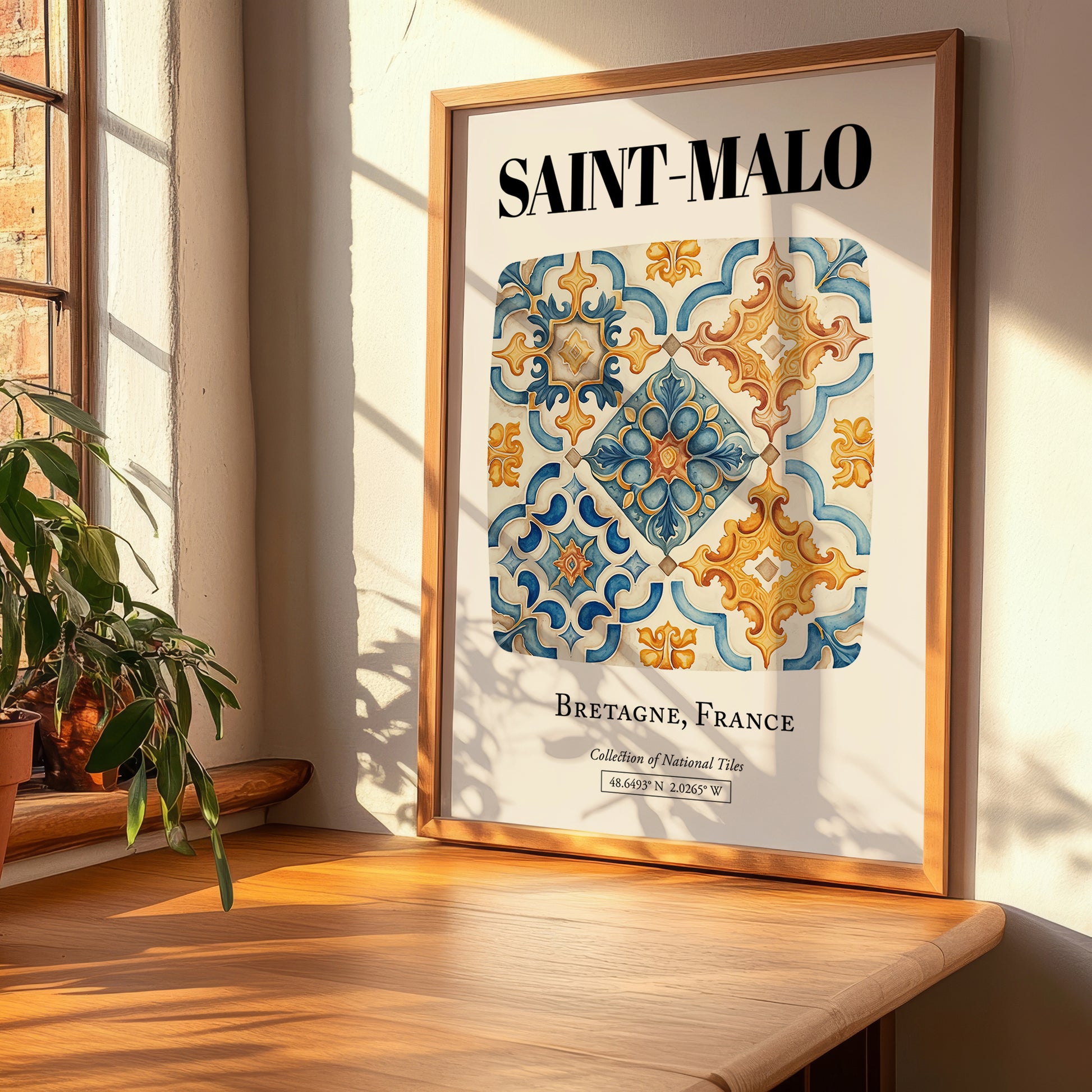 Saint-malo, France – Travel Wall Decor, clean layout with no caption