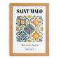 Saint-malo, France – Travel Wall Decor, set in oak frame