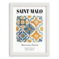 Saint-malo, France – Travel Wall Decor, placed in minimal white frame