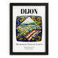 Dijon, France – Travel Poster, in sleek black frame