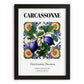 Carcassonne, France – Travel Print, in sleek black frame