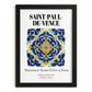 Saint-paul-de-vence, France – Travel Wall Decor, in sleek black frame