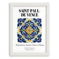 Saint-paul-de-vence, France – Travel Wall Decor, placed in minimal white frame