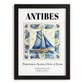 Antibes, France – Travel Wall Art, in sleek black frame