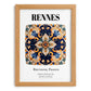 Rennes, France – National Pride Wall Decor, set in oak frame