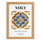 Nancy, France – Travel Poster, set in oak frame