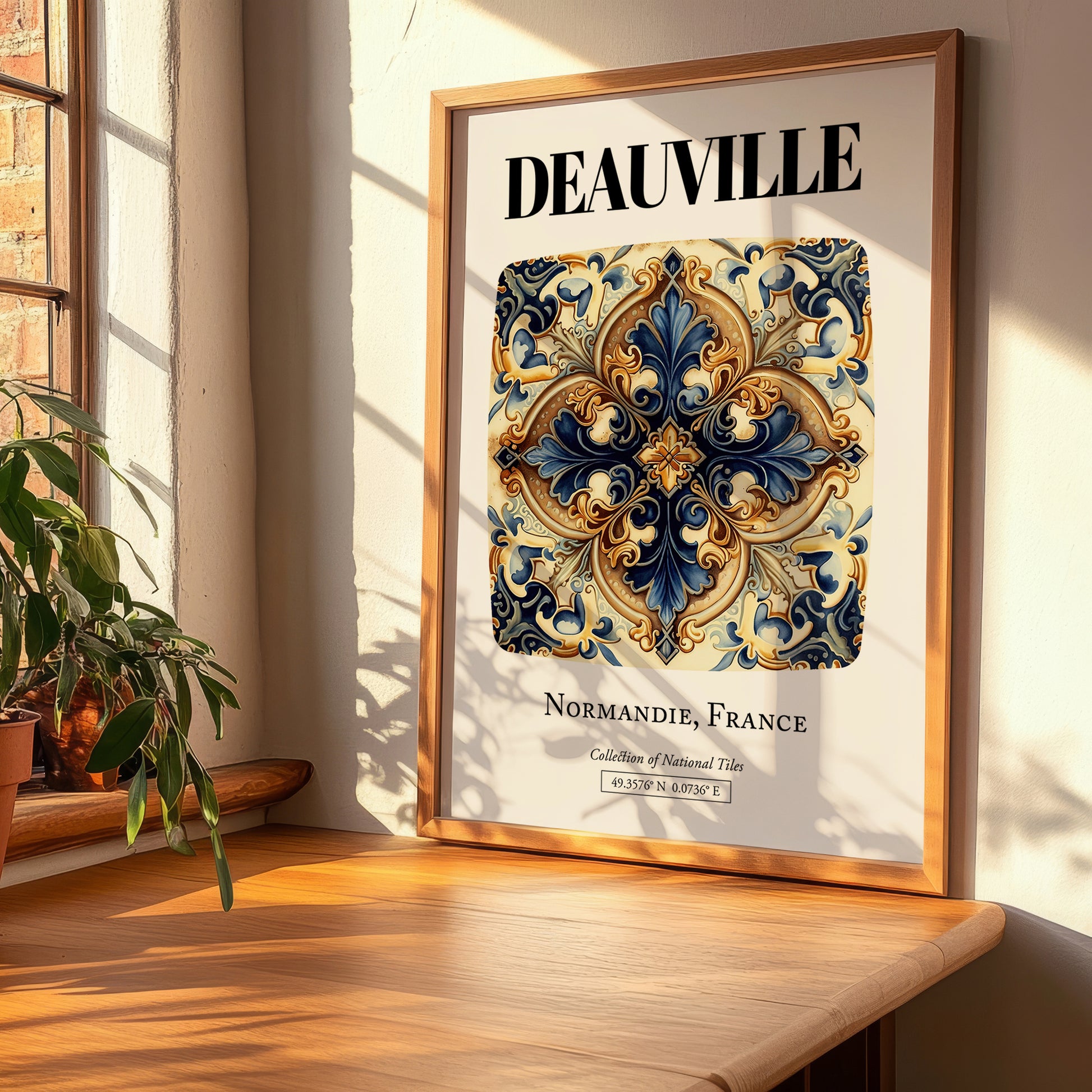 Deauville, France – Travel Print, clean layout with no caption