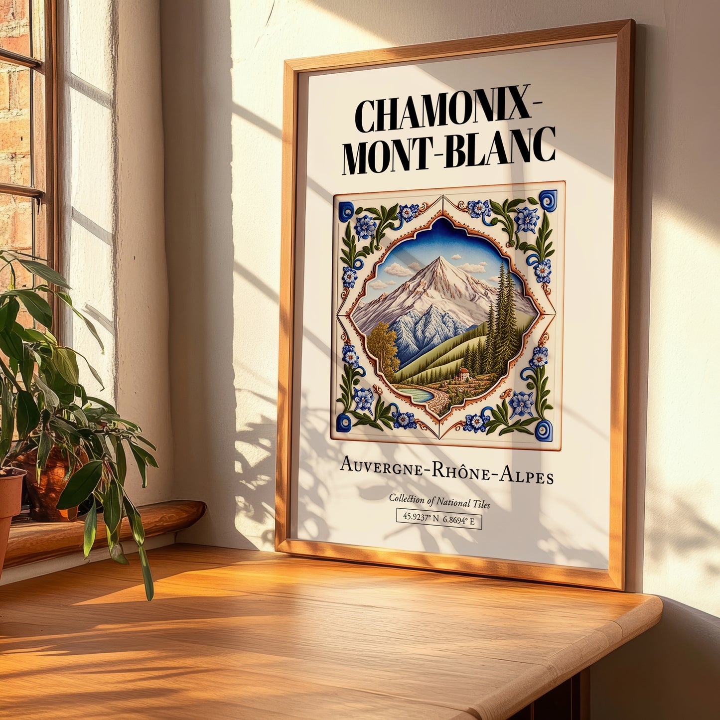 Chamonix-mont-blanc, France – Travel Wall Art, clean layout with no caption