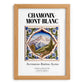 Chamonix-mont-blanc, France – Travel Wall Art, set in oak frame