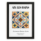 Aix-les-bains, France – Travel Print, in sleek black frame