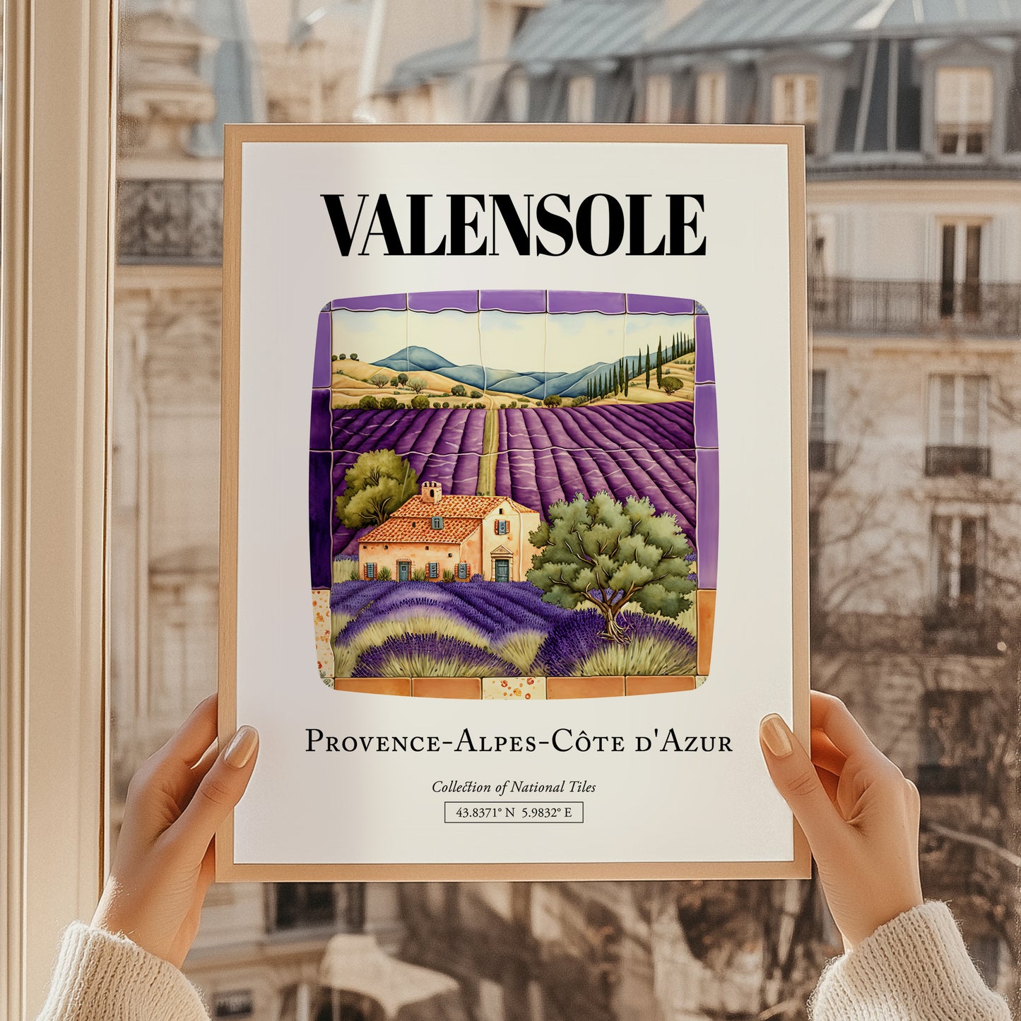 Valensole, France – Illustrated Travel Poster