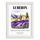 Luberon, France – Travel Print, placed in minimal white frame