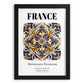 France, République Française – Wanderlust Wall Decor, in sleek black frame