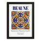 Beaune, France – Travel Wall Art, in sleek black frame
