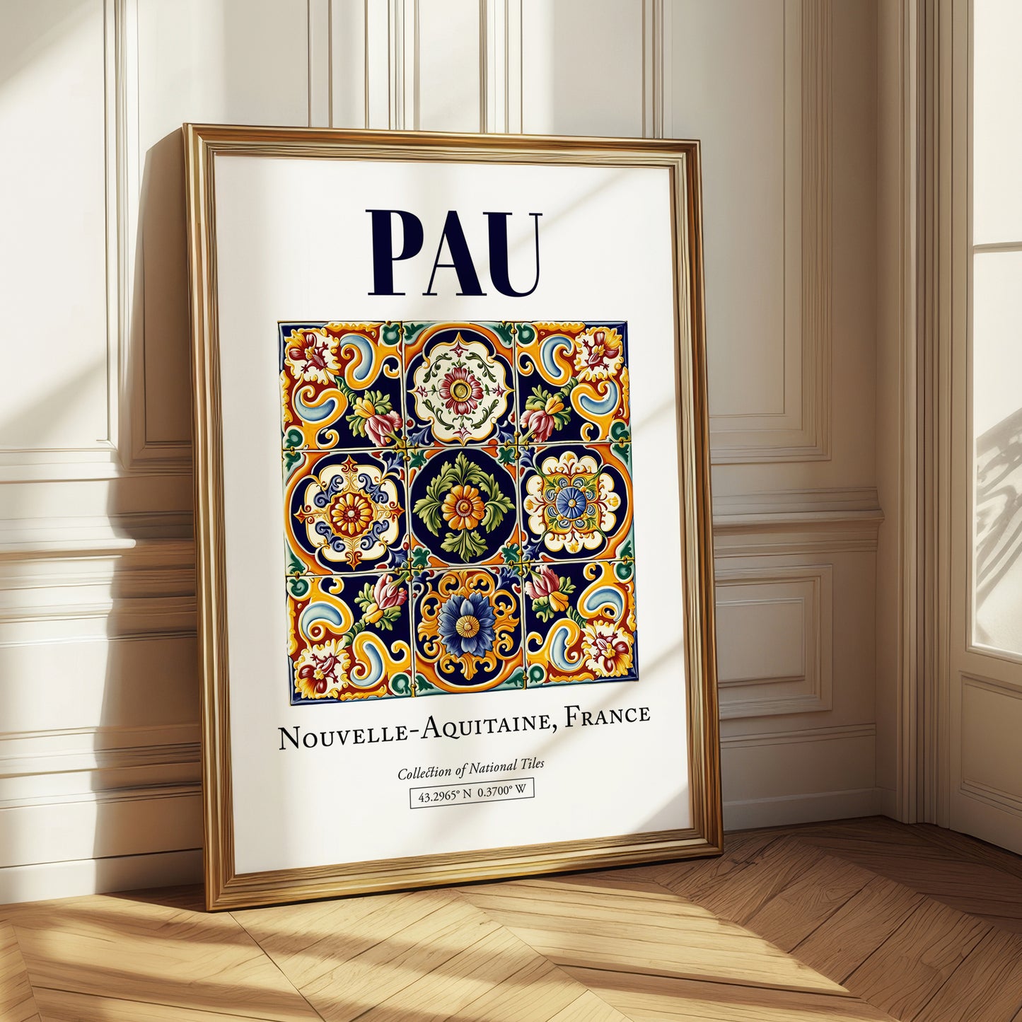 Pau, France – Wanderlust Wall Decor, styled in a charming Paris street view