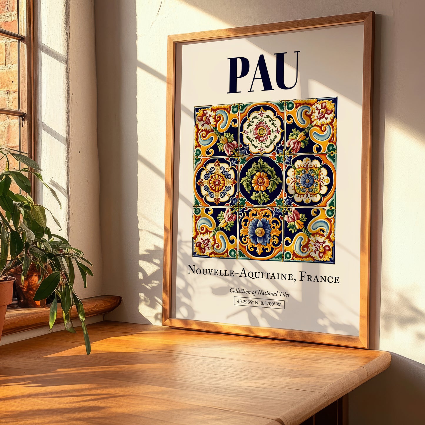 Pau, France – Wanderlust Wall Decor, clean layout with no caption