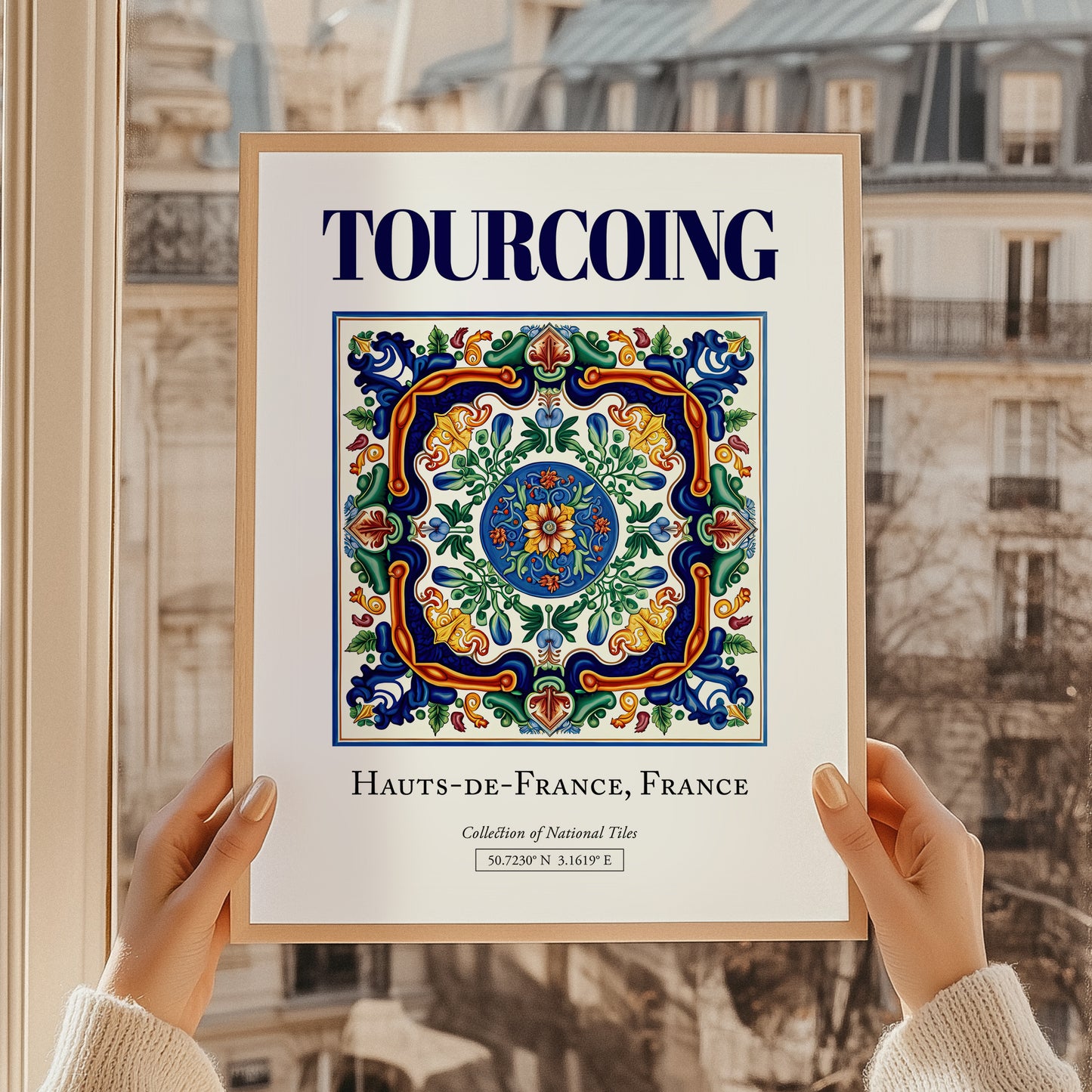 Tourcoing, France – Minimalist Travel Print