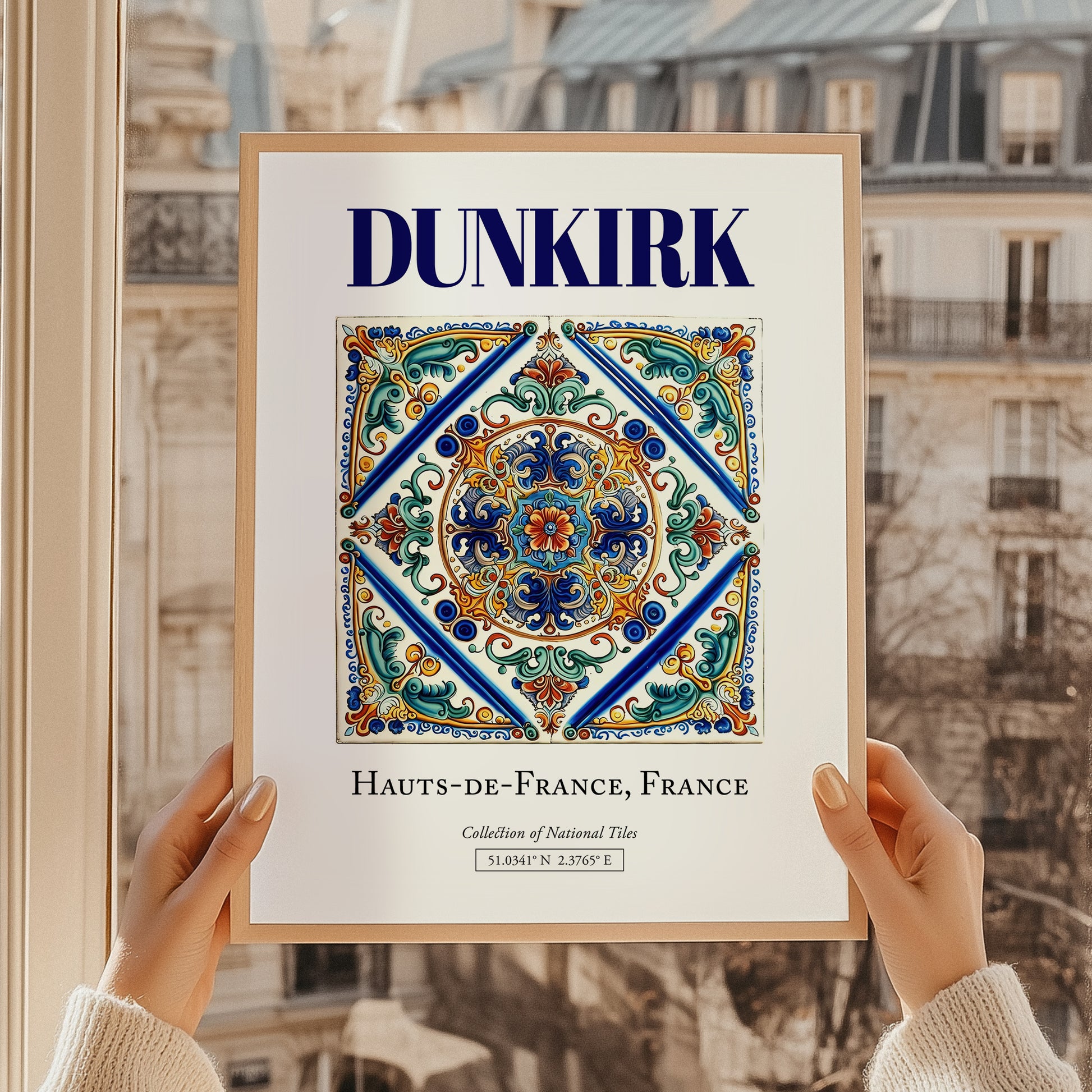 Dunkirk, France – Retro Travel Poster