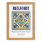 Belfort, France – Travel Poster, set in oak frame