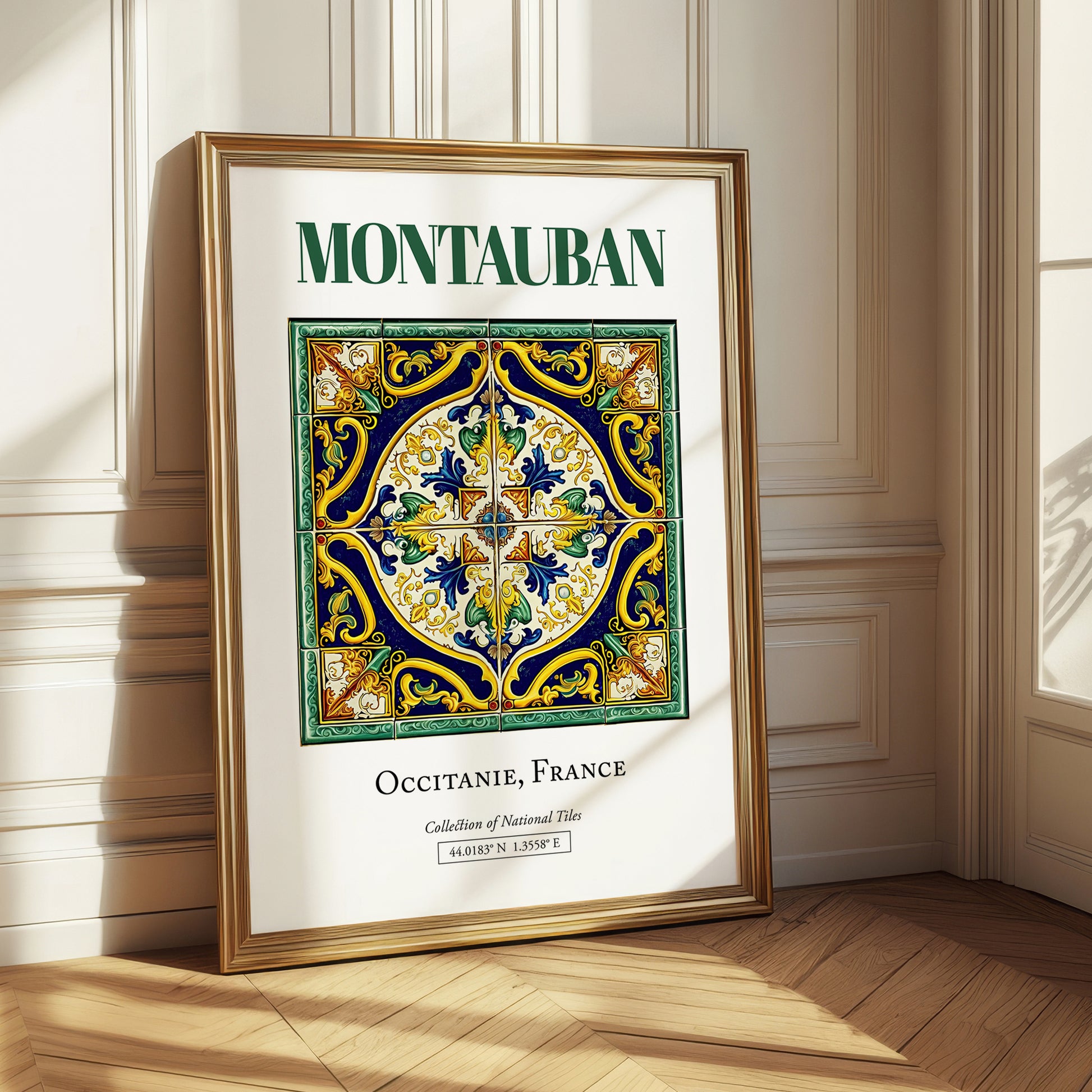 Montauban, France – Global Wall Art, styled in a charming Paris street view